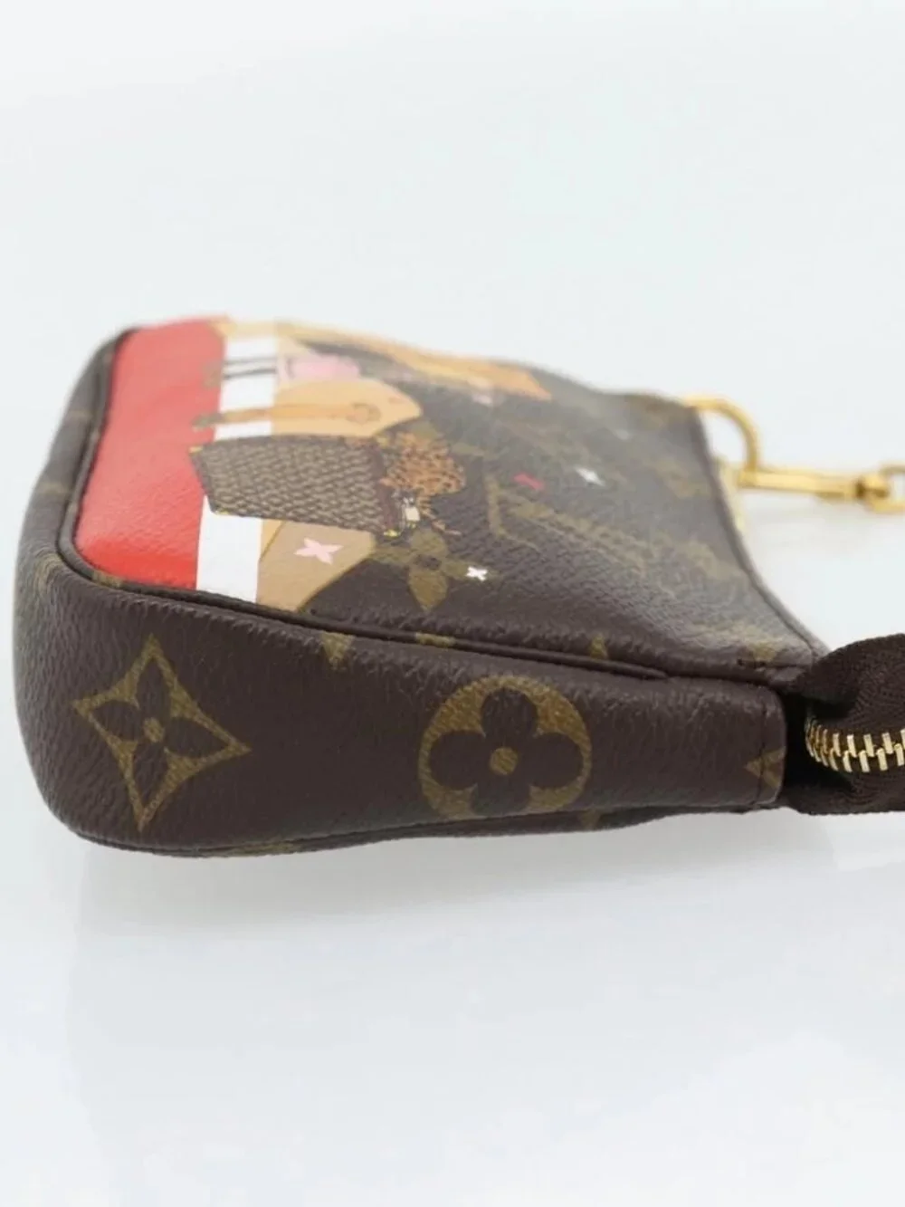 LOUIS VUITTON Monogram Mini Pochette Accessoires Pouch M63830 LV Auth 182310SAM